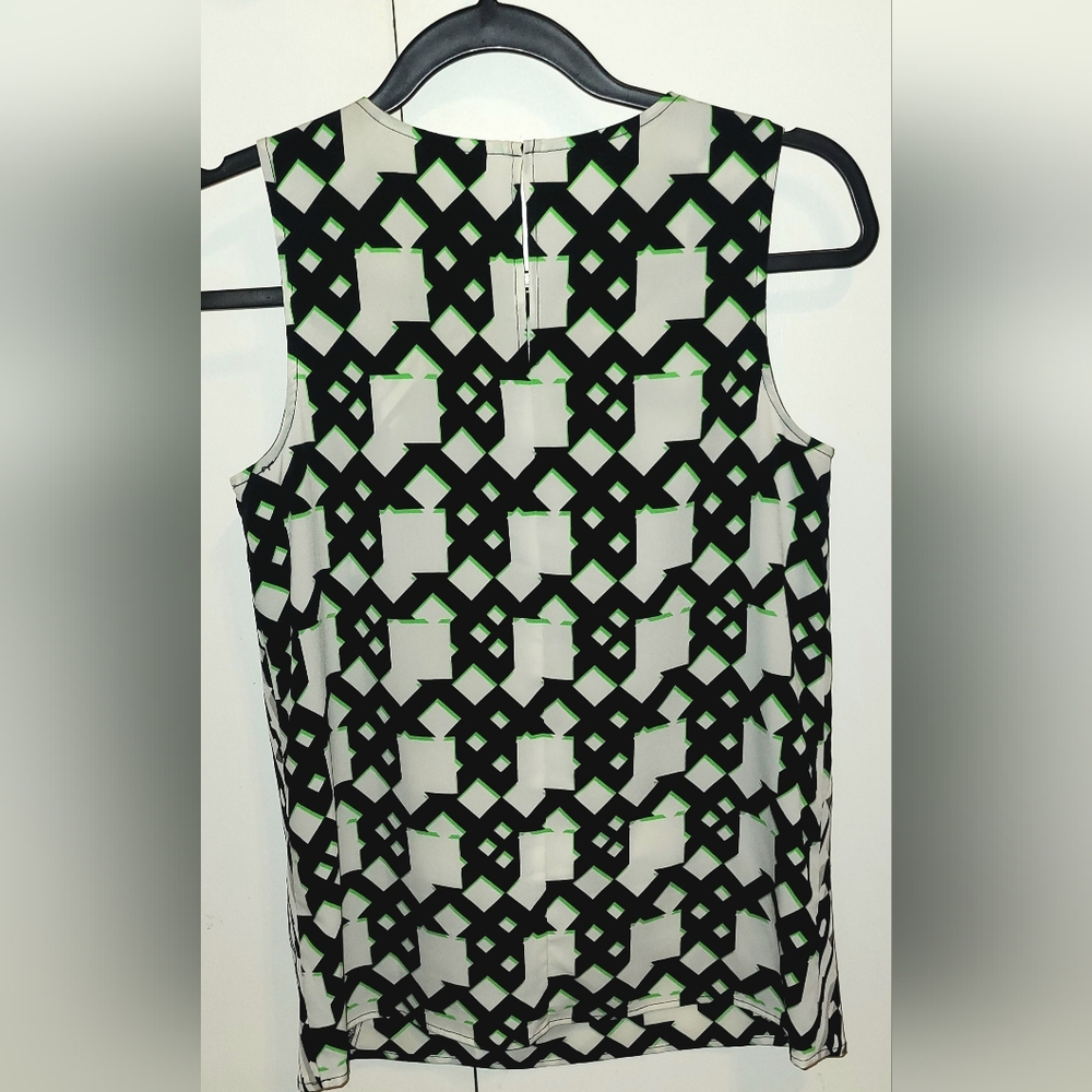 Peter Pilotto for Target Geometric Sleeveless Blouse XS NWOT - Picture 4 of 9